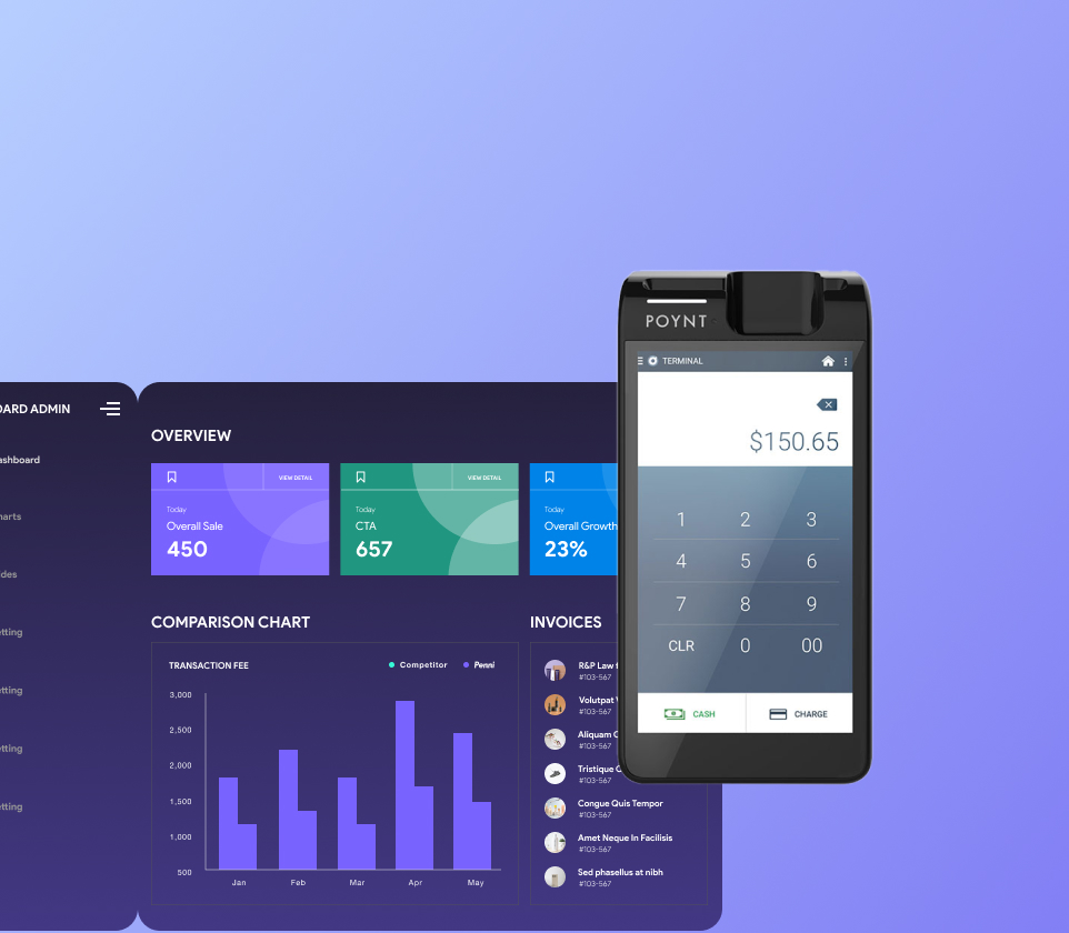 payment processing dashboard