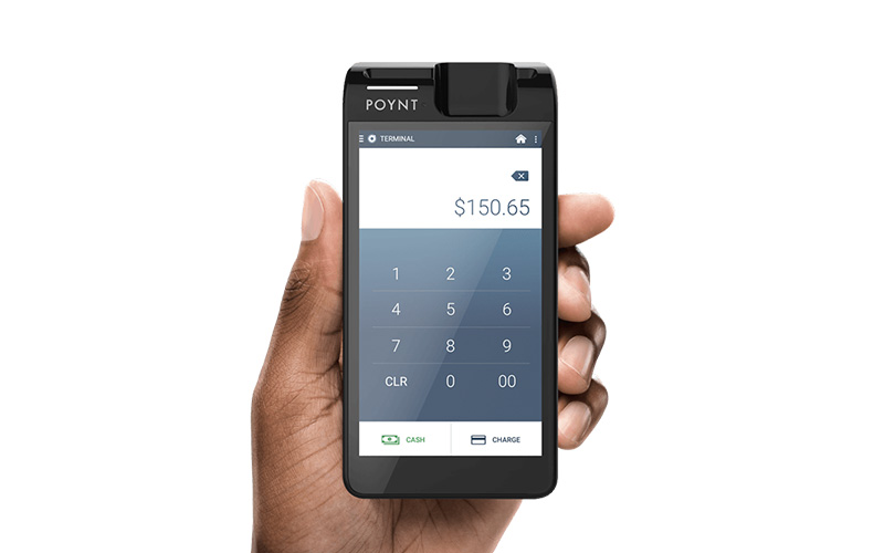 a hand held payment processor